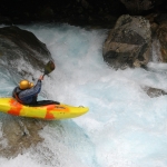 Andy on the Hollyford